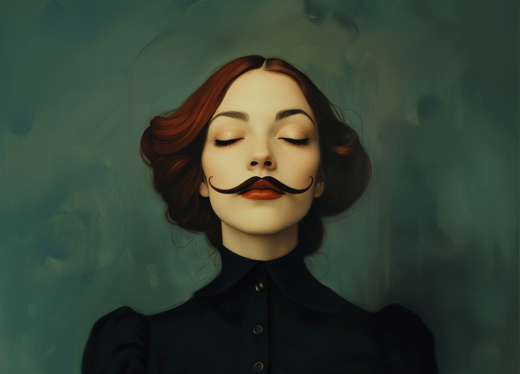 Animated AI-generated portrait from the FakeArt gallery